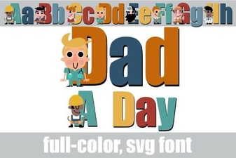 Dad a Day Font for Creative Typography Projects