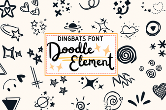 Playful Doodle Fonts for Creative Projects