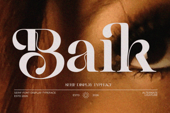 Introducing Baik Font: Your Creative Design Ally