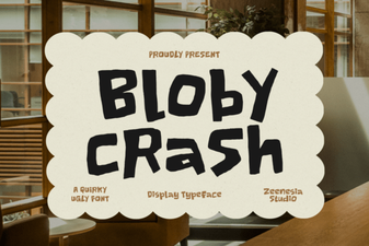 Bloby Crush Font: Fun, Rounded Typeface for Bold Designs