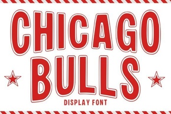 Chicago Bulls Font for Sports Branding & Fan Projects