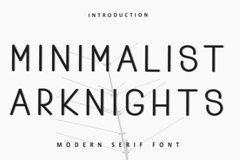 Craft Your Own Minimalist Arknights Font Design