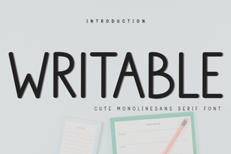 Craft Your Message with Customizable Writable Fonts