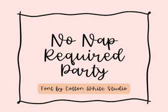 No Naps Required: a Lively Party Font for Creative Projects