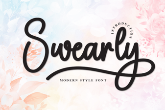Discover Swearly Font: a Playful Display Typeface