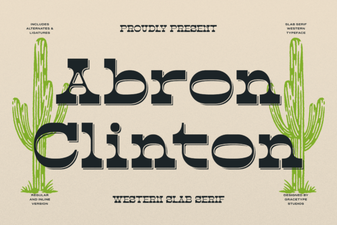 The Abron Clinton Font for Creative Projects